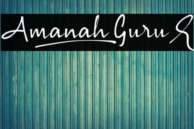 Amanah_Guru & Example 3