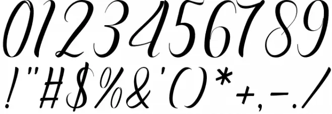 Amanda Art design Font OTHER CHARS