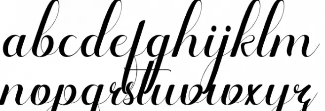 Amanda Art design خط أحرف صغيرة