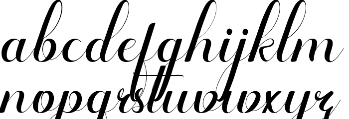Amanda-Artdesign Font LOWERCASE