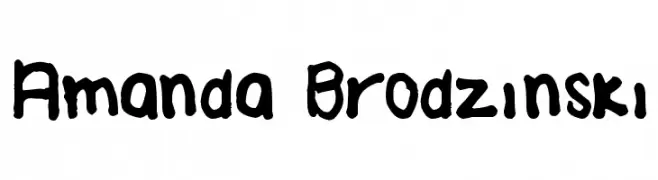 Amanda Brodzinski  免费字体下载