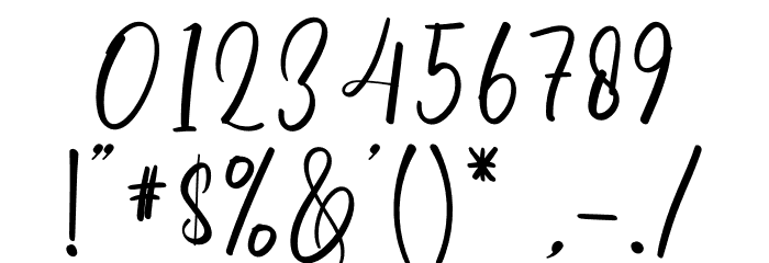 Amanda Enchanting Font OTHER CHARS