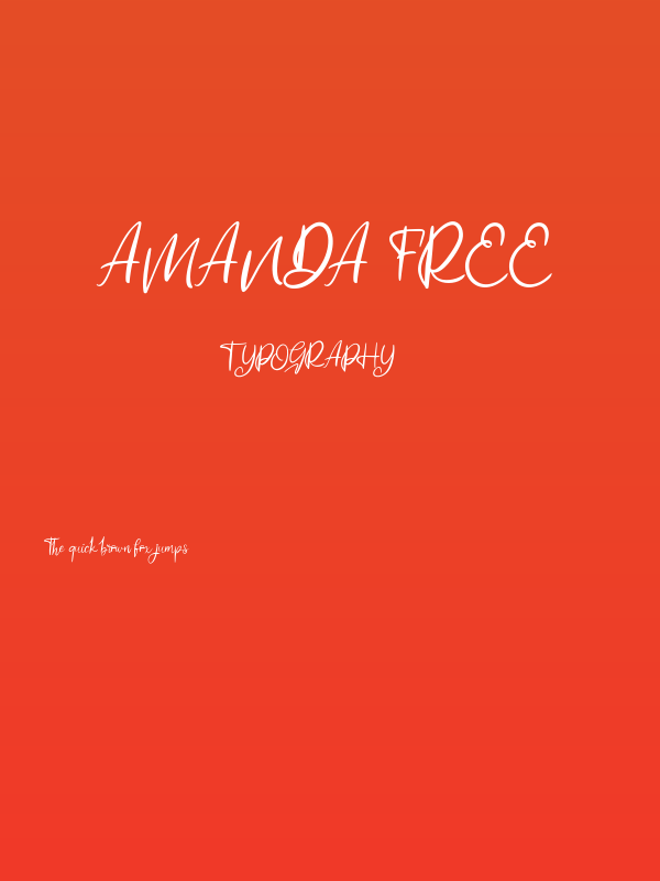 Amanda FREE Poster