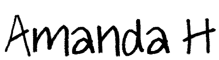 Amanda H  Frei Schriftart Herunterladen