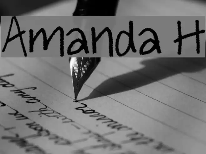 Amanda H Font examples