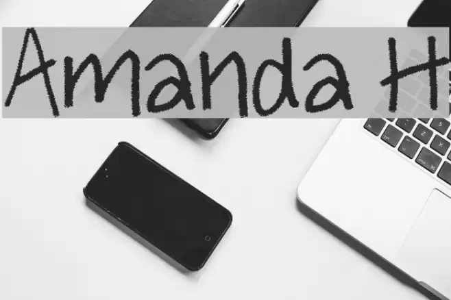 Amanda H Font examples
