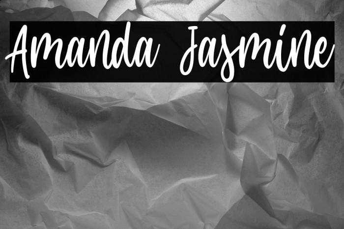 Amanda Jasmine Example 3