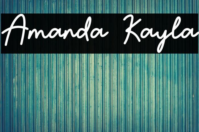 Amanda Kayla Example 3