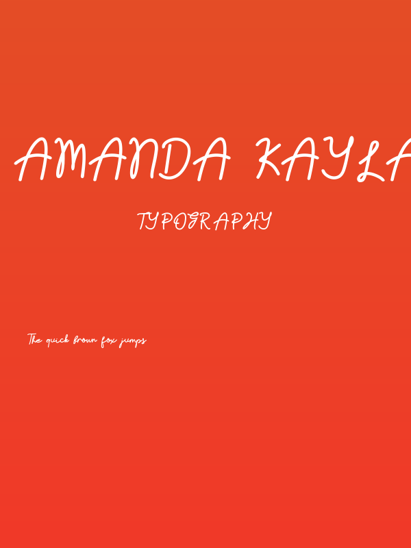 Amanda Kayla Poster