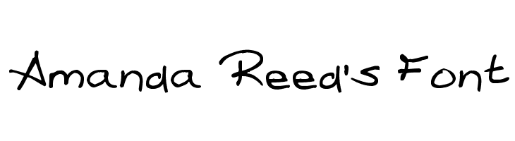 Amanda Reed's Font  font caratteri gratis