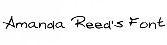 Amanda Reed's Font  Descarca Fonturi Gratis