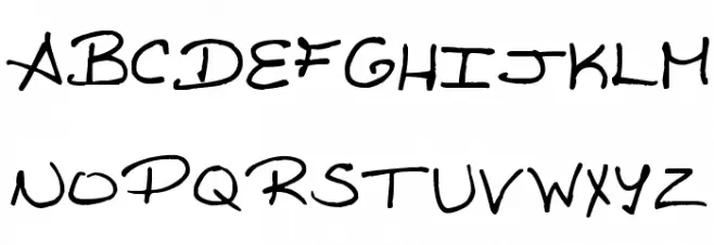 Amanda Reed's Font Fonte MAIÚSCULAS