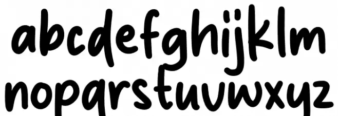 Amanda Rose फ़ॉन्ट लोअरकेस