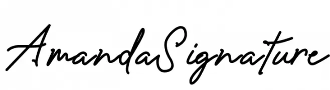 Amanda Signature  フリーフォントのダウンロード
