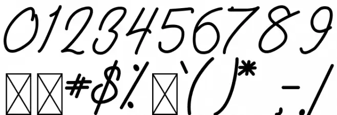 Amanda Signature Font OTHER CHARS