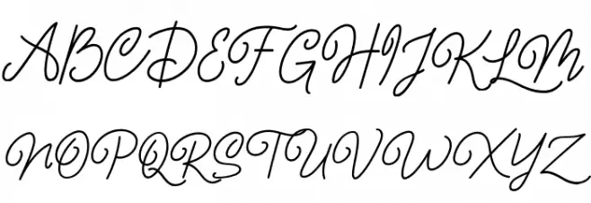 Amanda Vinola Schriftart Groß
