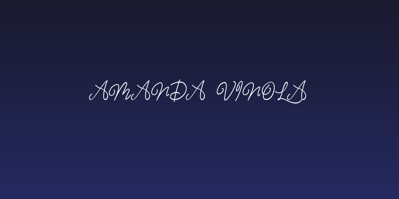 Amanda Vinola Social Header