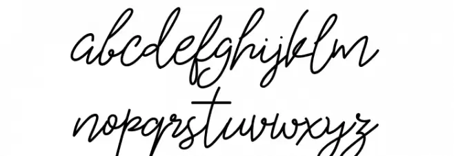 Amanda Vinola Caratteri MINUSCOLO