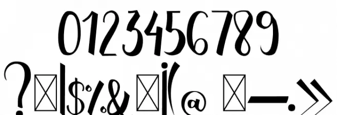 Amanda Font OTHER CHARS