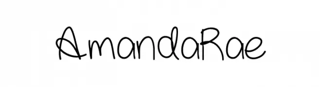 AmandaRae  Frei Schriftart Herunterladen