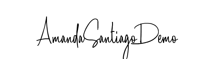 AmandaSantiagoDemo  Free Fonts Download
