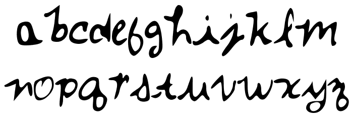 Amanda_Marie Font LOWERCASE