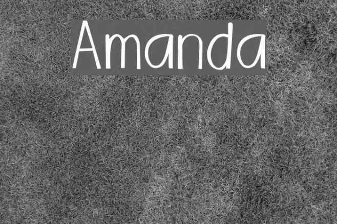 Amanda Schriftart examples