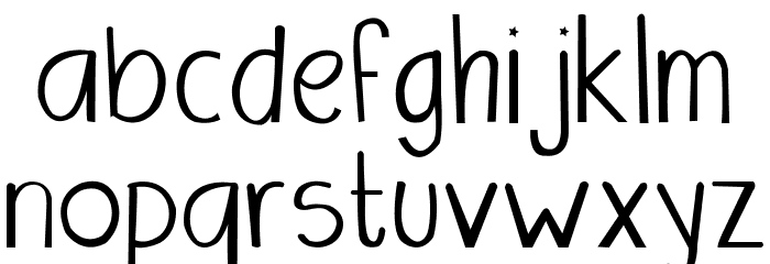 Amanda Font LOWERCASE
