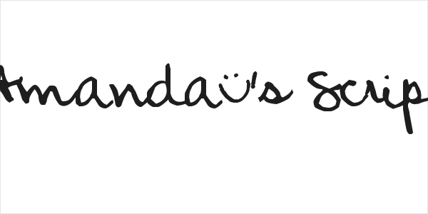 Amanda's Script Logo