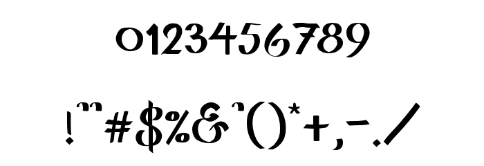 Amandella Script Font OTHER CHARS
