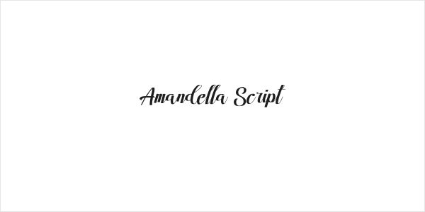 Amandella Script Logo