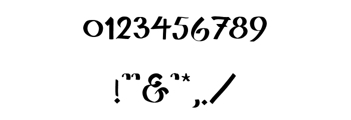 Amandella Font OTHER CHARS