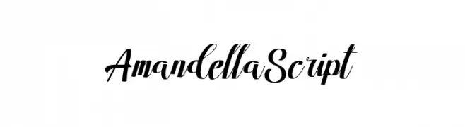 AmandellaScript  Frei Schriftart Herunterladen
