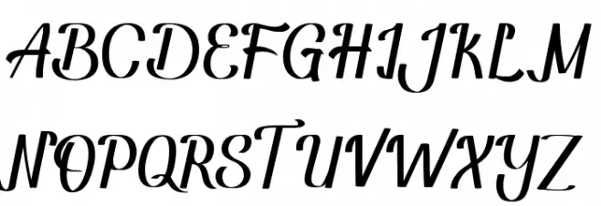 AmandellaScript Fuentes MAYÚSCULAS