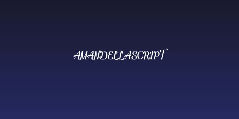 AmandellaScript Social Header