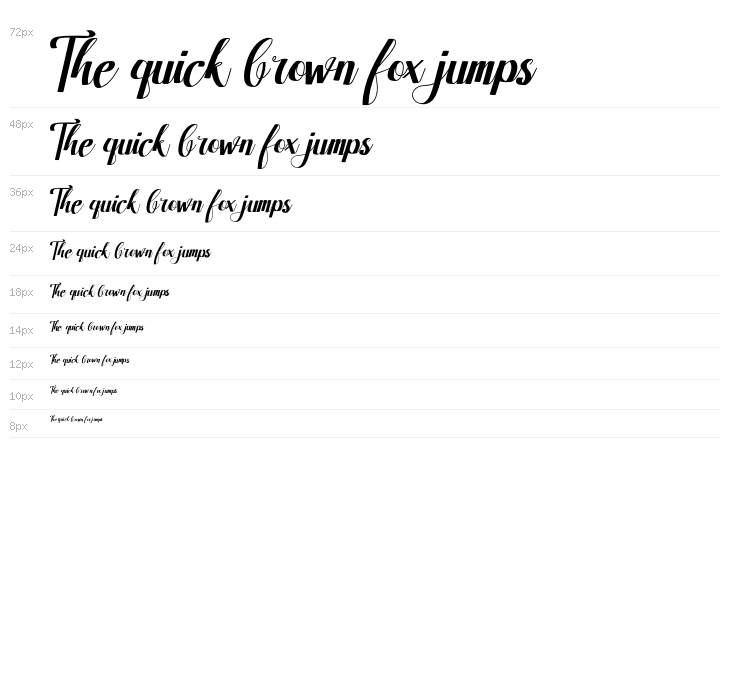 AmandellaScript Waterfall