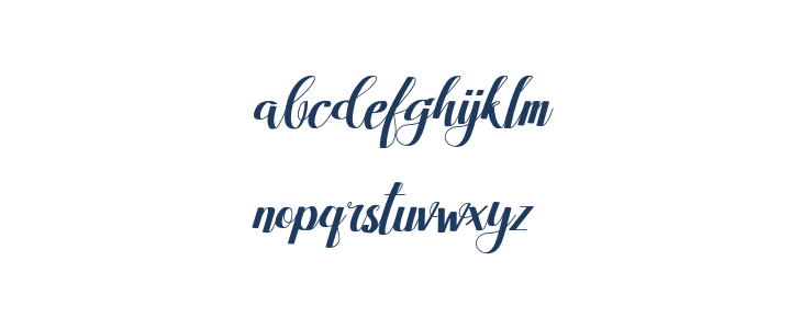 AmandellaScript Lowercase