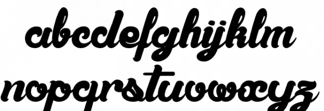 Amandes Salées Schriftart Kleinbuchstaben