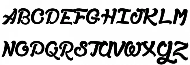 Amandes Salées Schriftart Groß