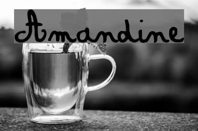 Amandine Font examples