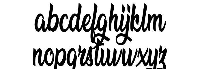 Amandita Font LOWERCASE