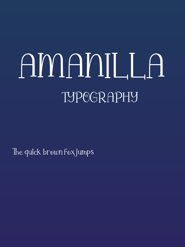Amanilla Poster
