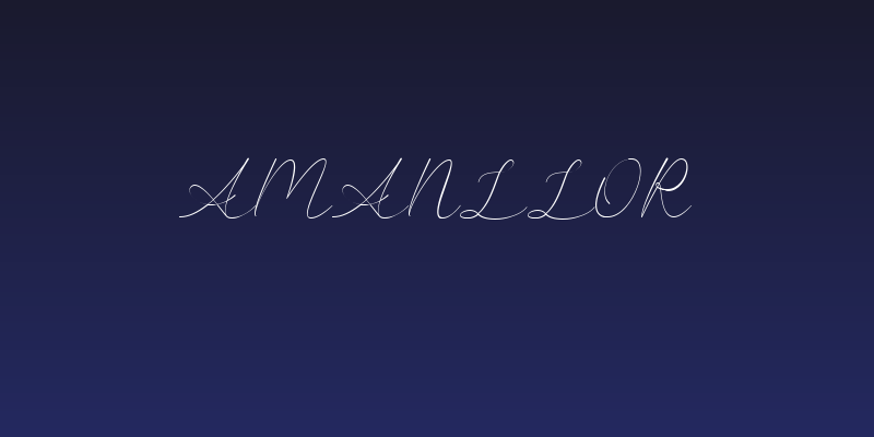 Amanllor Social Header