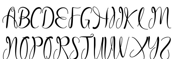 Amantha - Personal Use Font OTHER CHARS
