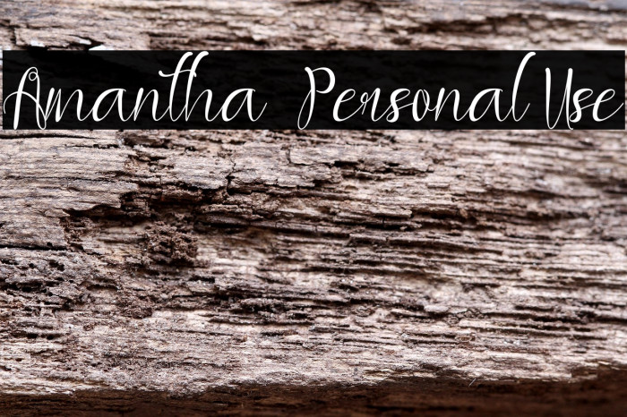 Amantha - Personal Use Example 2