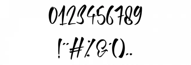 Amanthy Lefera Font OTHER CHARS