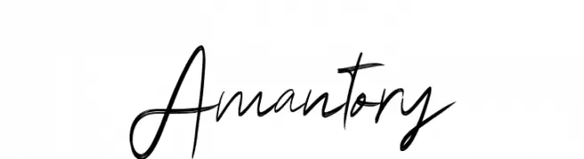 Amantory  font caratteri gratis
