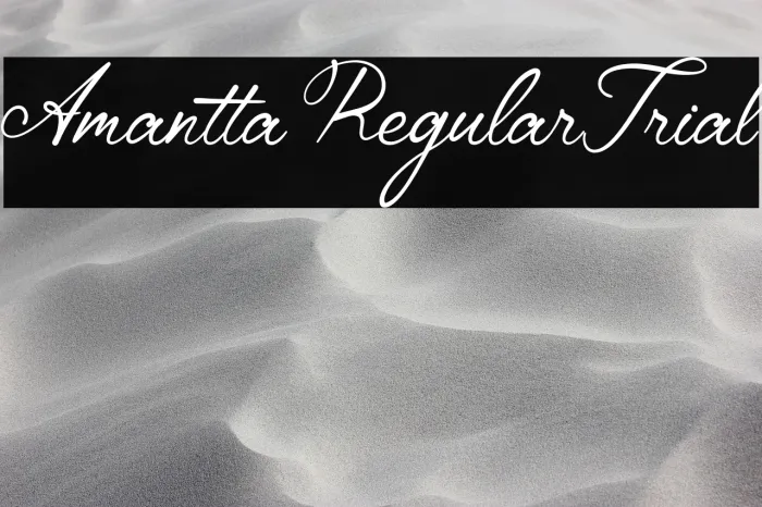 Amantta Regular Trial Example 3