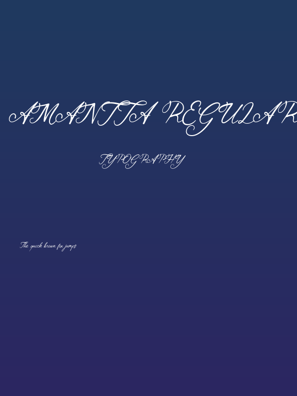 Amantta Regular Trial Poster