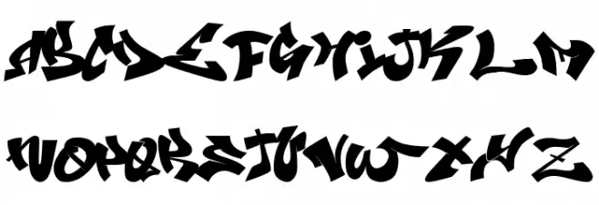 Amanzing Grafiti 字体 大写